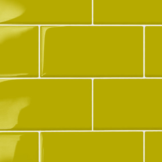 Wall Tile Roca Array Chartreuse Bright